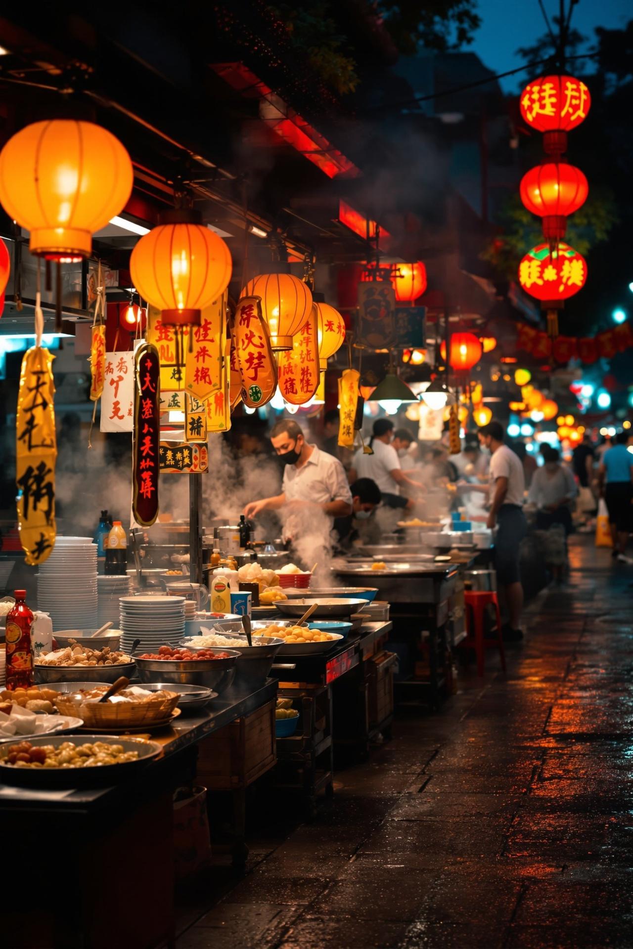 美食寻味之旅 - 闪映传媒17影视专题封面，走遍中国大江南北，探寻各地特色美食背后的文化与故事，一场视觉